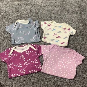 Organic Cotton Baby Girl Onesies